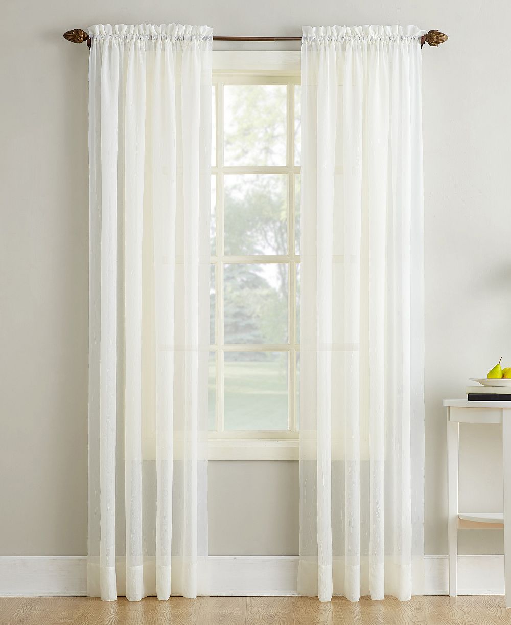 Штора No. 918 Crushed Voile Sheer Rod Pocket
