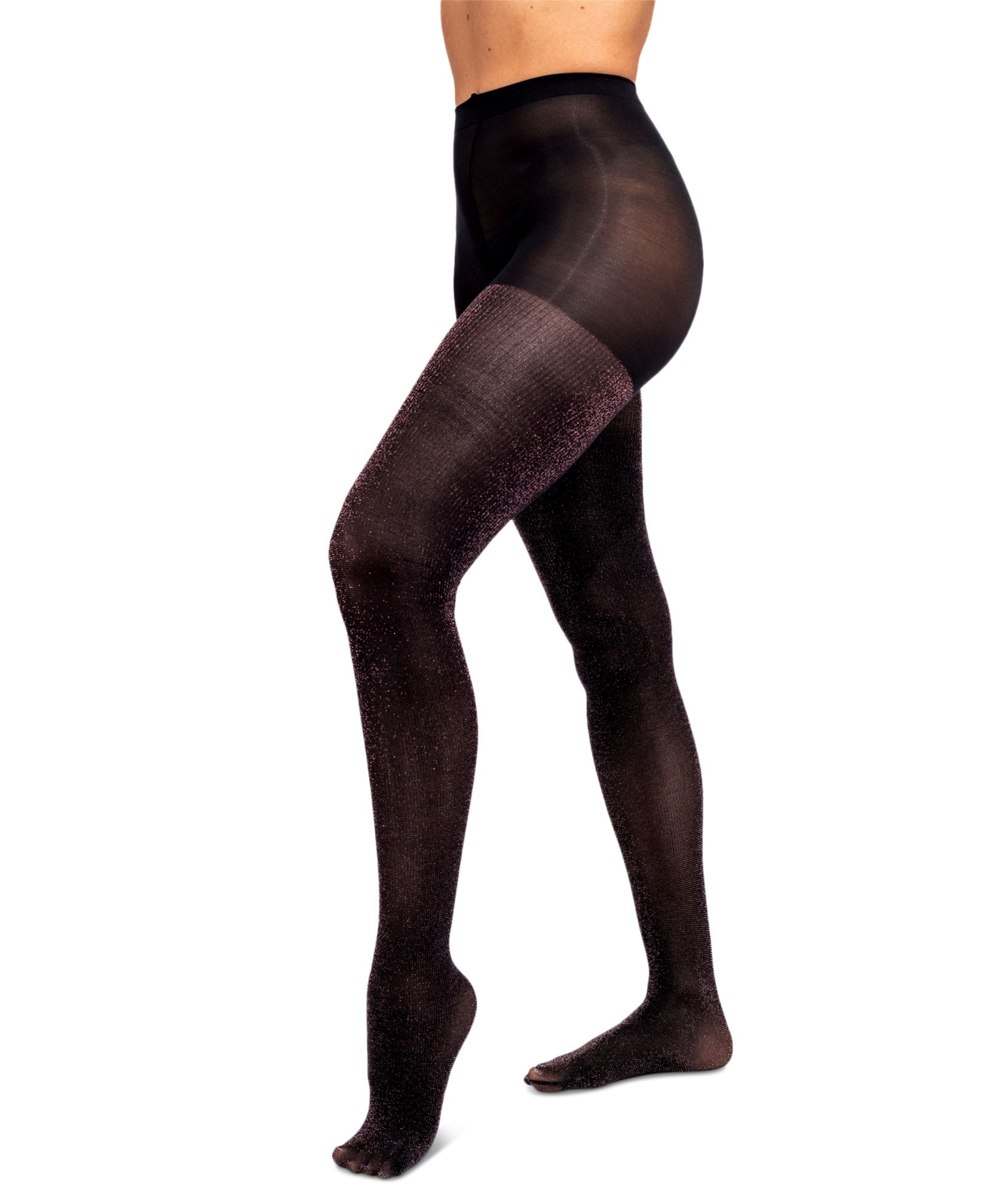 HUE® Women's Faux-Translucent Fleece-Lined Tights U24206