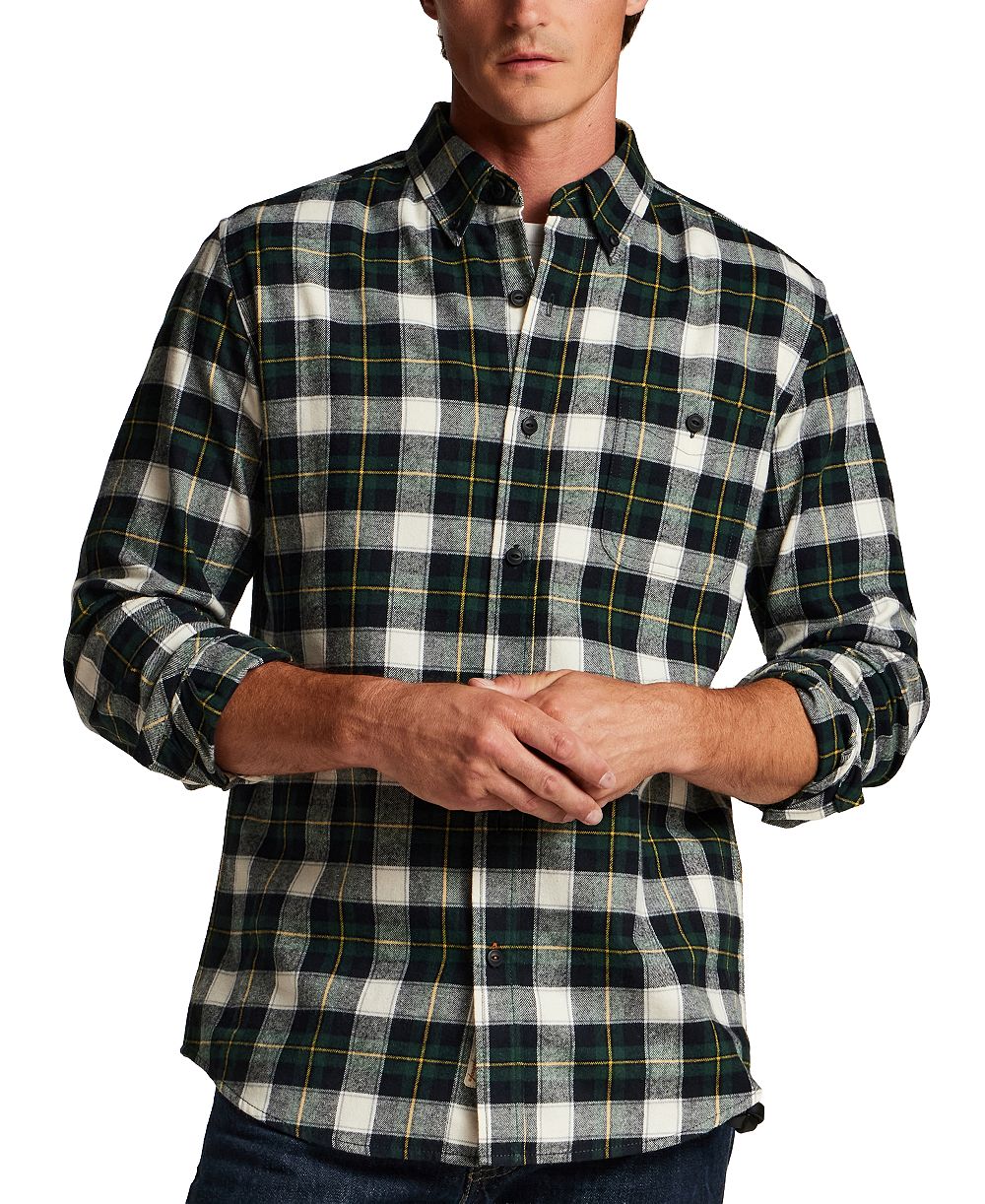 Weatherproof Vintage Men's Plaid Flannel Regular-Fit Shirt