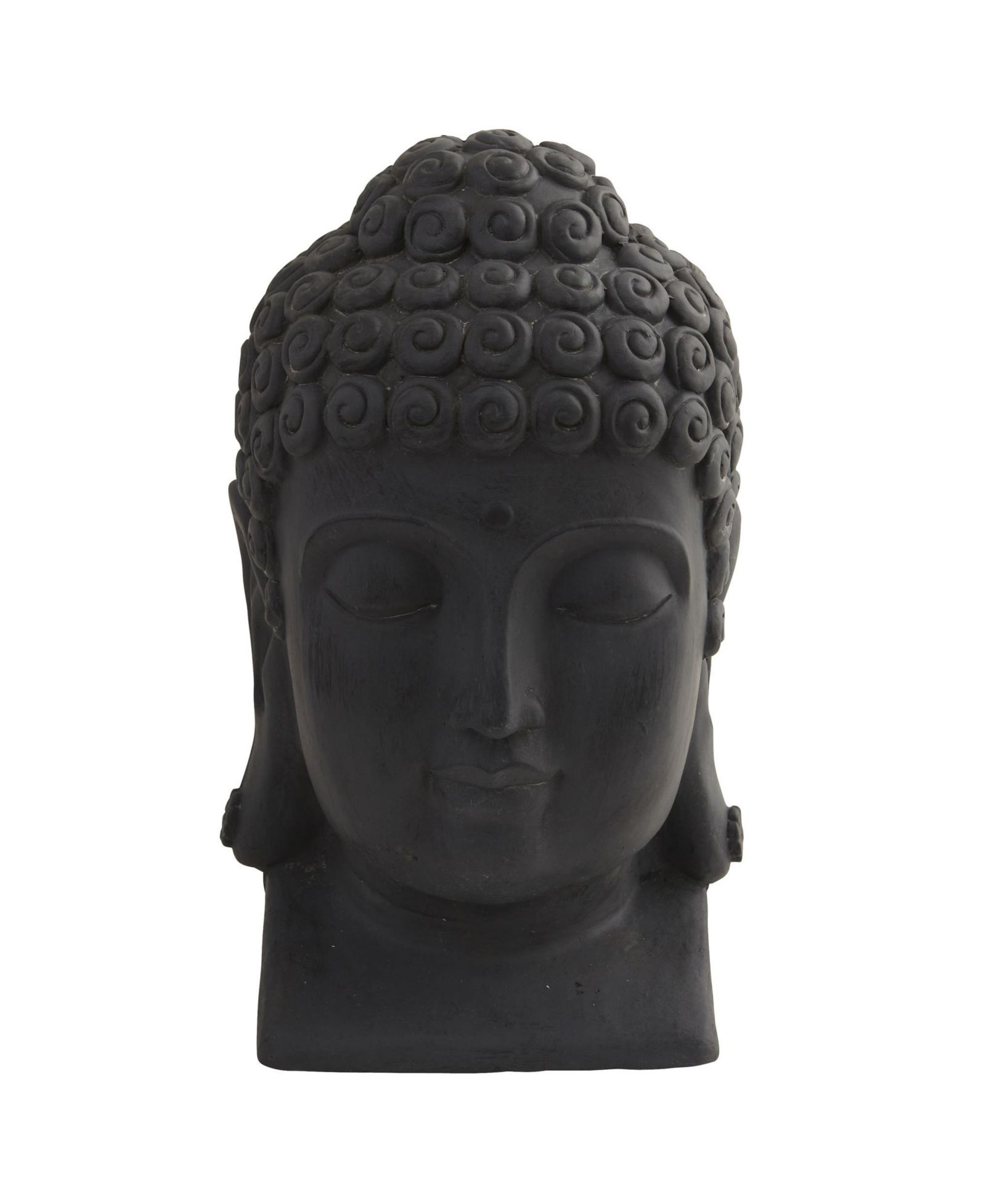 Serene Buddha Head Sculpture for Tranquil Home and Garden Decor