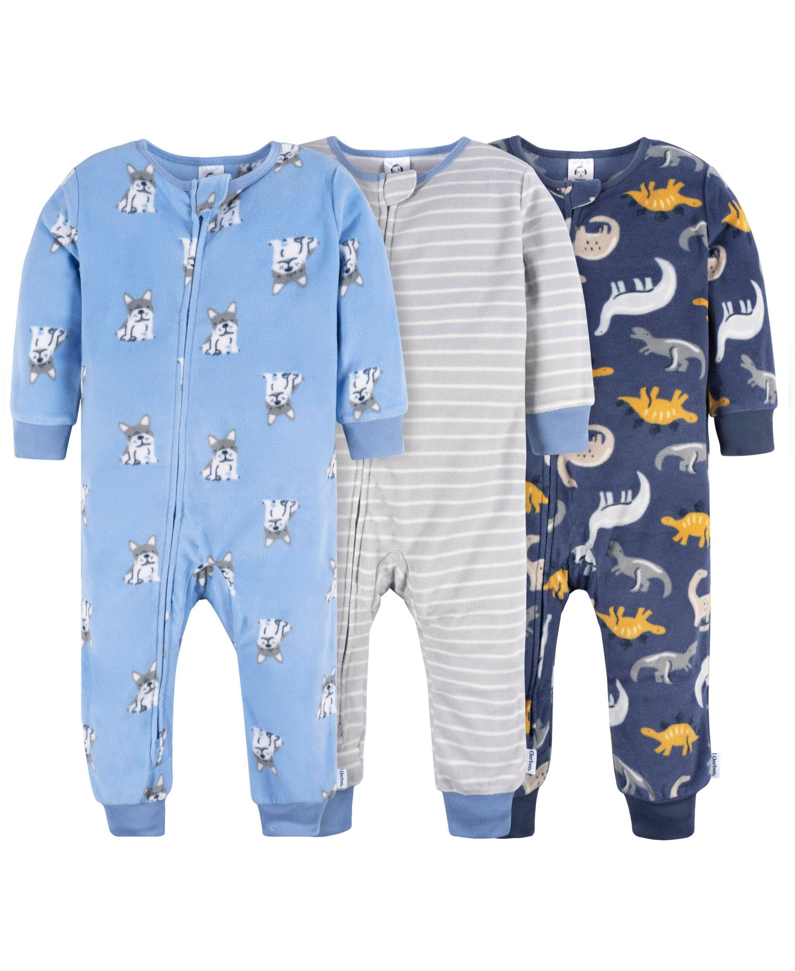 Детские флисовые пижамы Gerber, набор из 3 шт