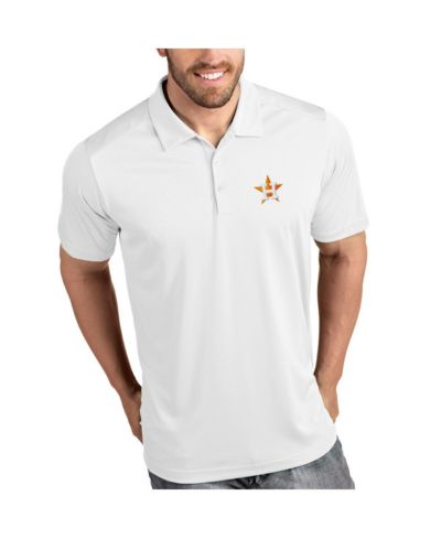 Мужское поло Antigua White Houston Astros Tribute Polo