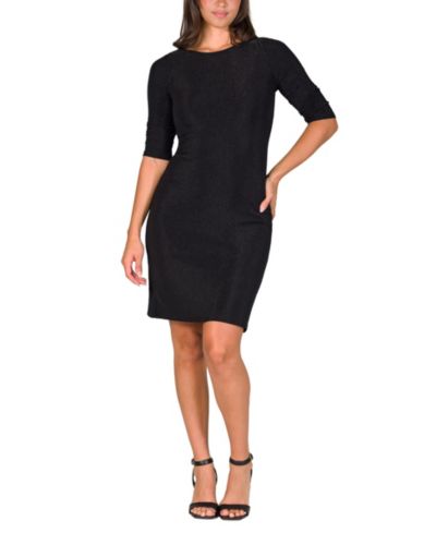 Женское мини-платье bodycon 24seven Comfort Apparel с рукавом длиной локоть