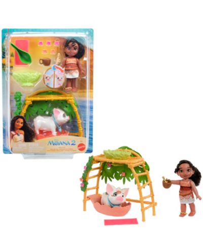 Игровой набор Disney Princess Moana 2 Simea and Pua Bathtime Fun