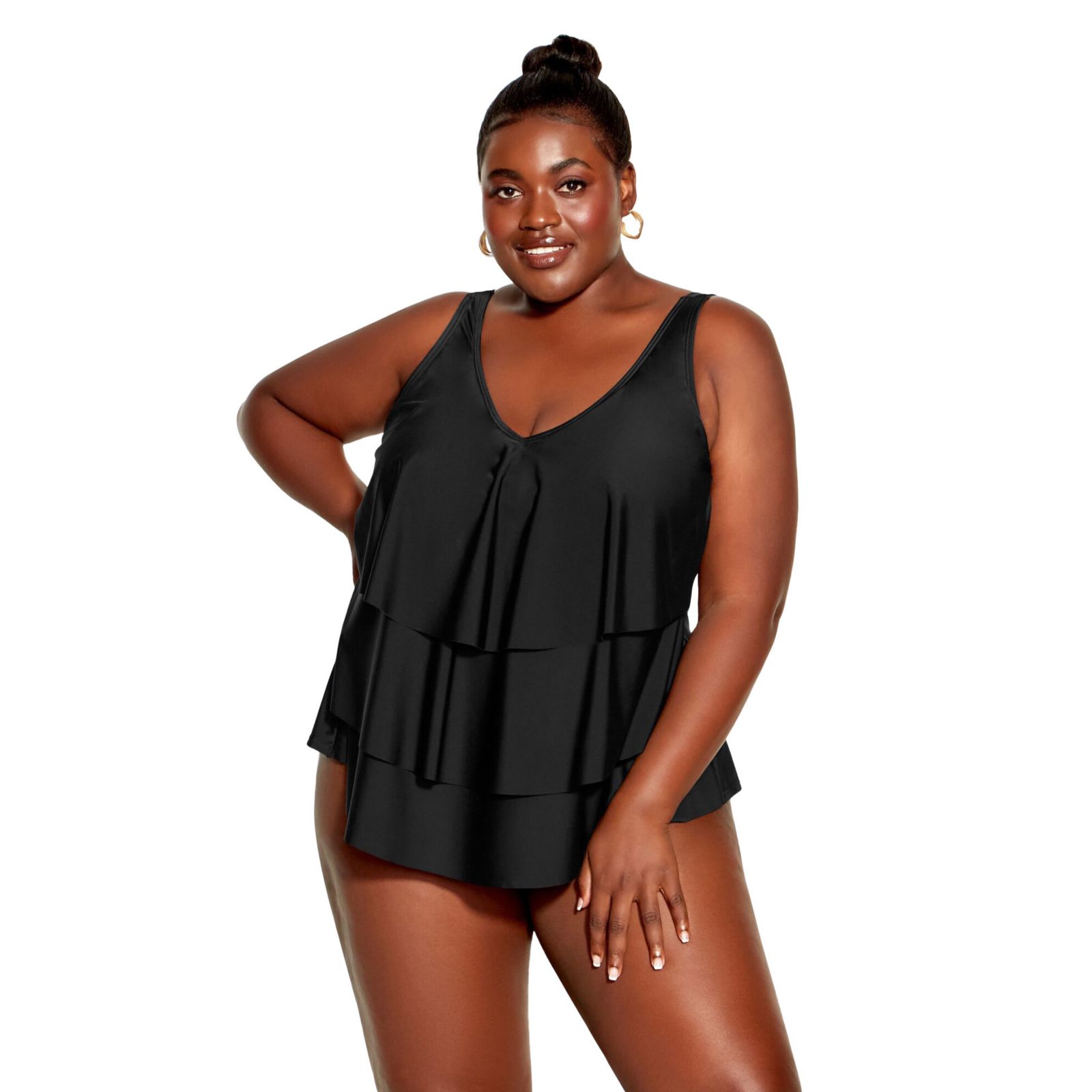 AVENUE Женский V Tiered Tankini Top