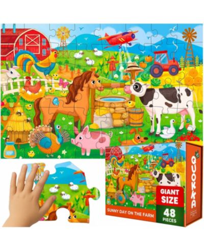 Quokka Dino 48-Piece Giant Floor Puzzle, Ages 4-6