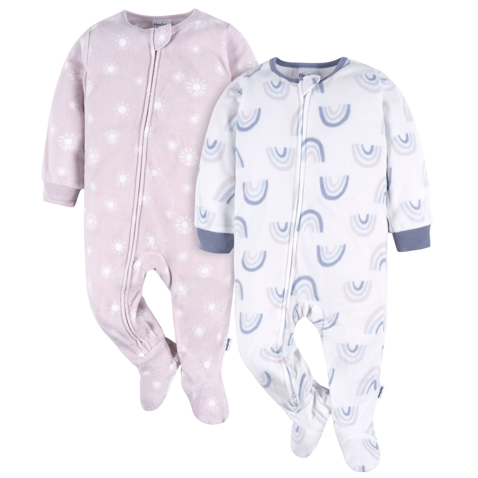 Gerber комбинезон для малышей Gerber с ножками, 2 шт