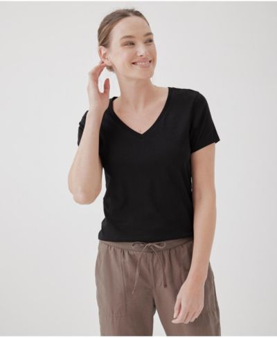 Pact Women's Softspun V-Neck Tee