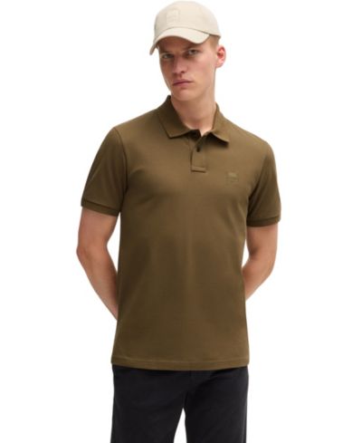 BOSS by Hugo Boss Men's Stretch-Cotton Slim-Fit Passenger Polo Shirt