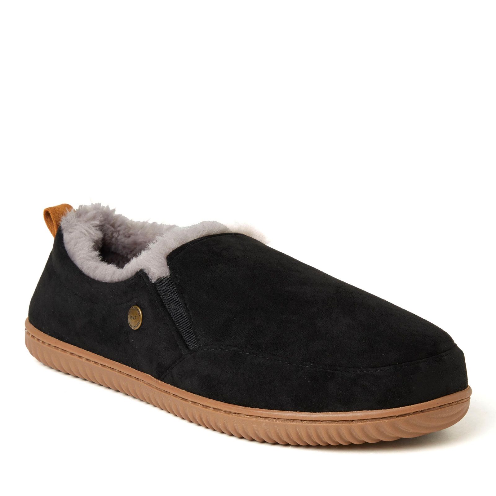 Dearfoams Men's Alpine by Men s Zurich Closed Back House Shoe Slipper