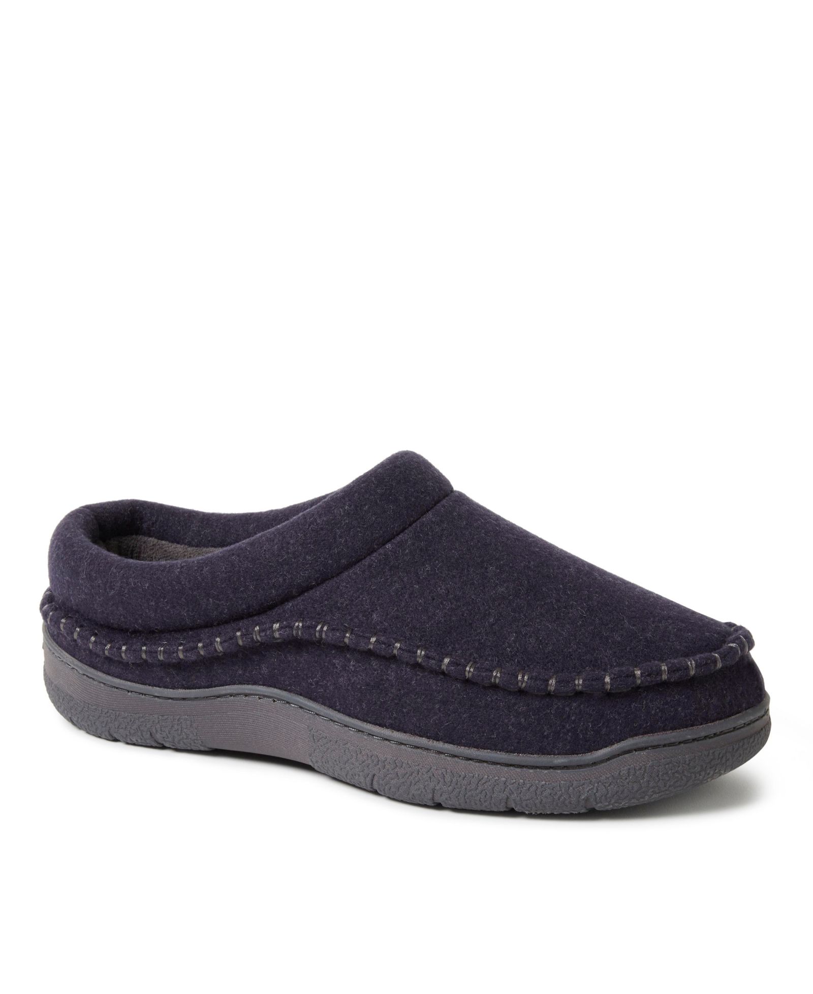 Dearfoams Men's Thompson Wool Blend Clog Slipper