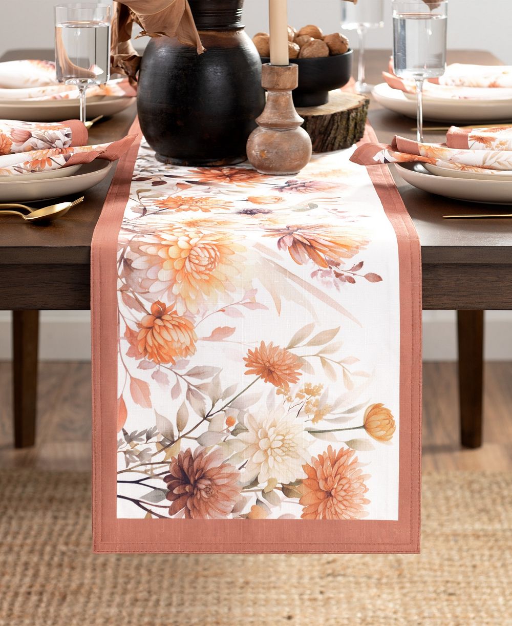 Бегун для стола Elrene Autumn Blooms, 13" x 70"
