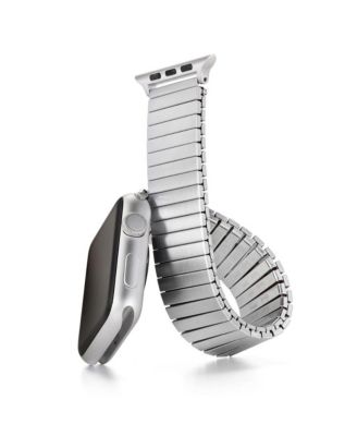 Speidel Twist-O-Flex Band Compatible For Use With The Apple Watch (series 1-8) 38/40/41mm in Brushed and Size 16
