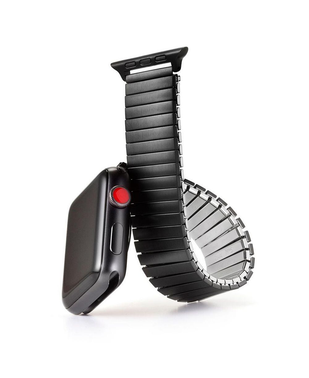 Браслет Speidel Twist-O-Flex, совместимый с Apple Watch (series 1-8), 42/44/45mm, серебристый, размер 6