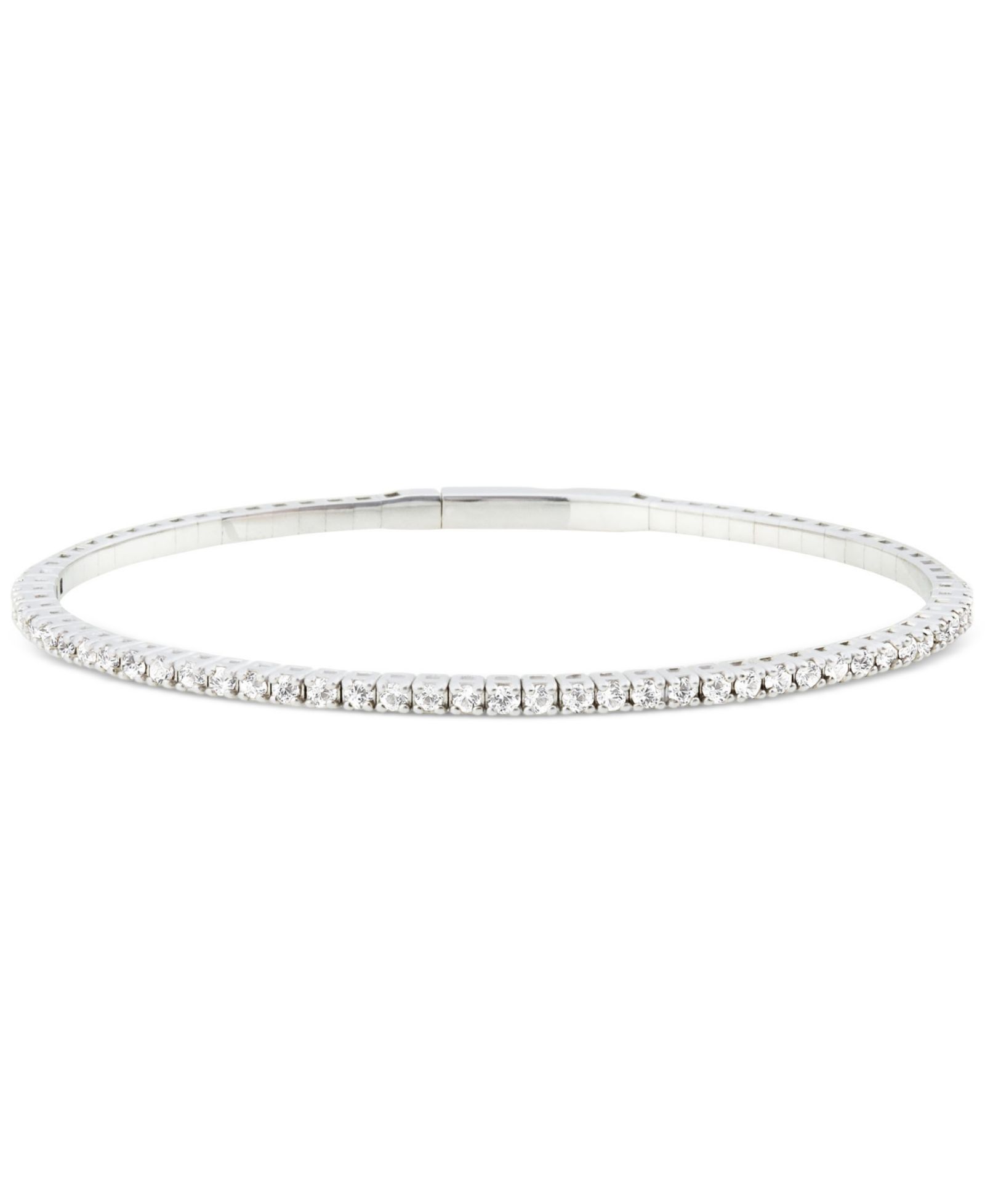Браслет Diamond Bangle в белом золоте 10k