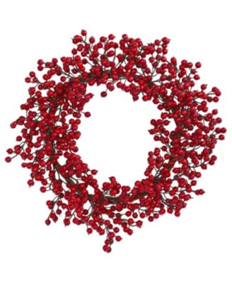Plum Blossom Wreath - Elegant Floral Accent for Home and Office Decor