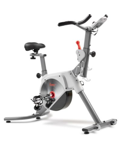 Sunny Health & Fitness Smart Two-stage Transmission Magnetic Belt Drive Upright Exercise Bike
