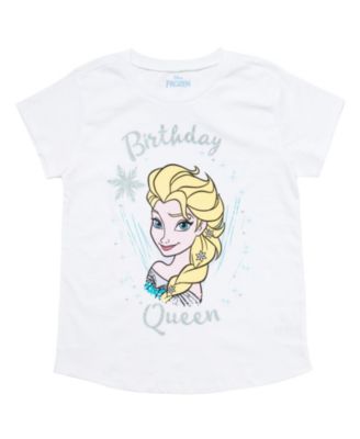 Детская футболка Disney на день рождения для девочек (2T - 14-16)
