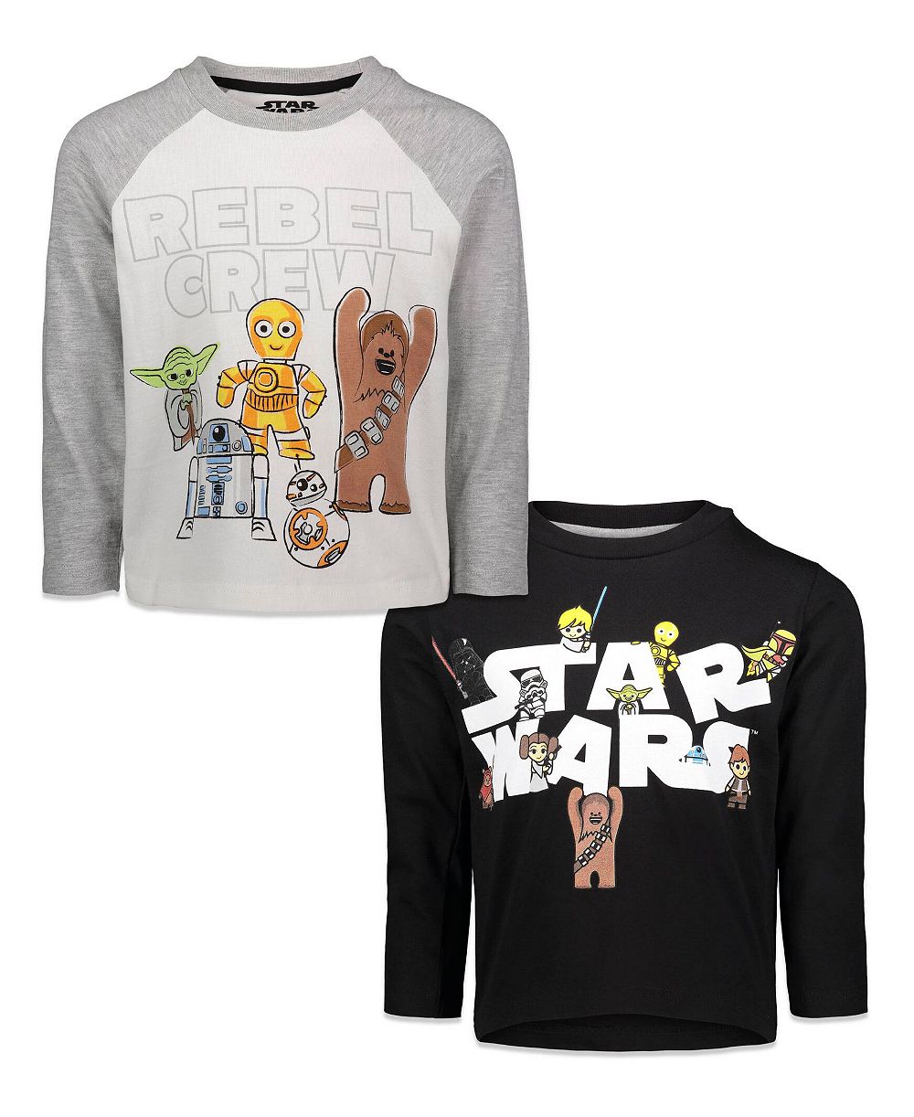 Star Wars Футболки с длинным рукавом для малышей 2 Pack
