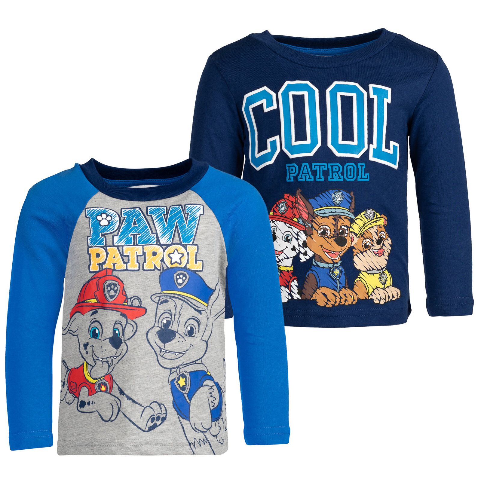 Детский графический лонгслив Paw Patrol Marshall, 2 шт