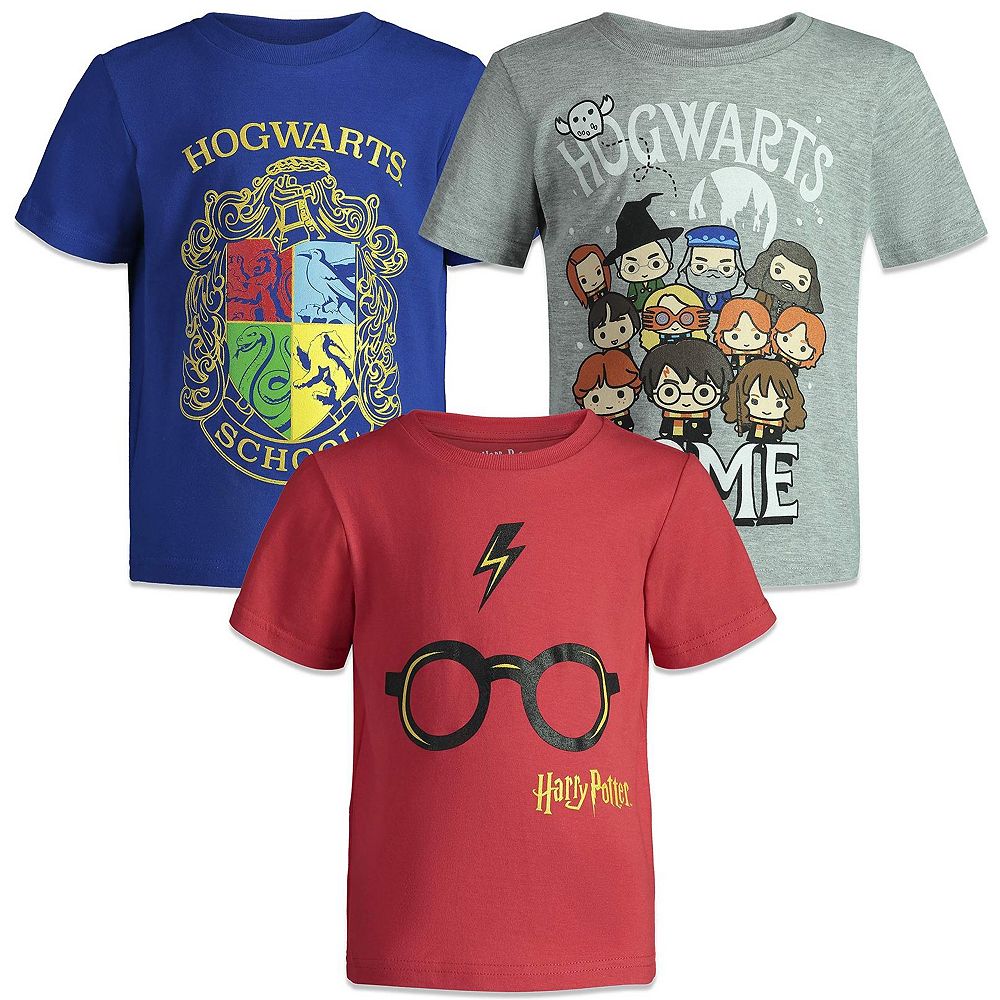 Детские футболки для мальчиков Harry Potter, 3 шт.