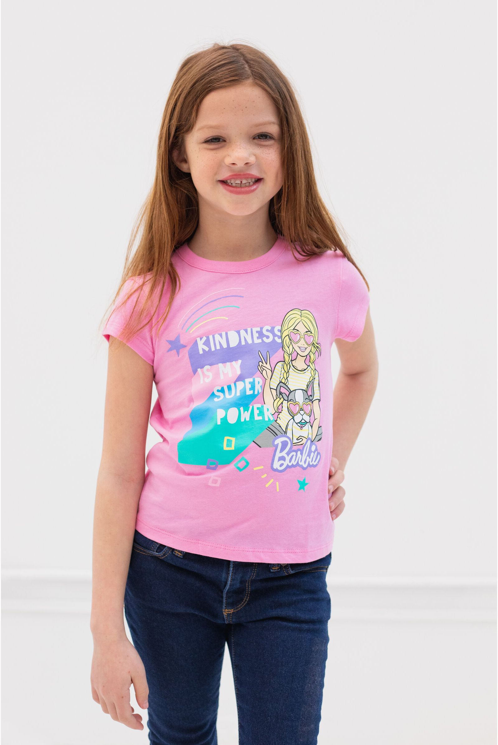 Barbie футболки 2 шт. для девочек