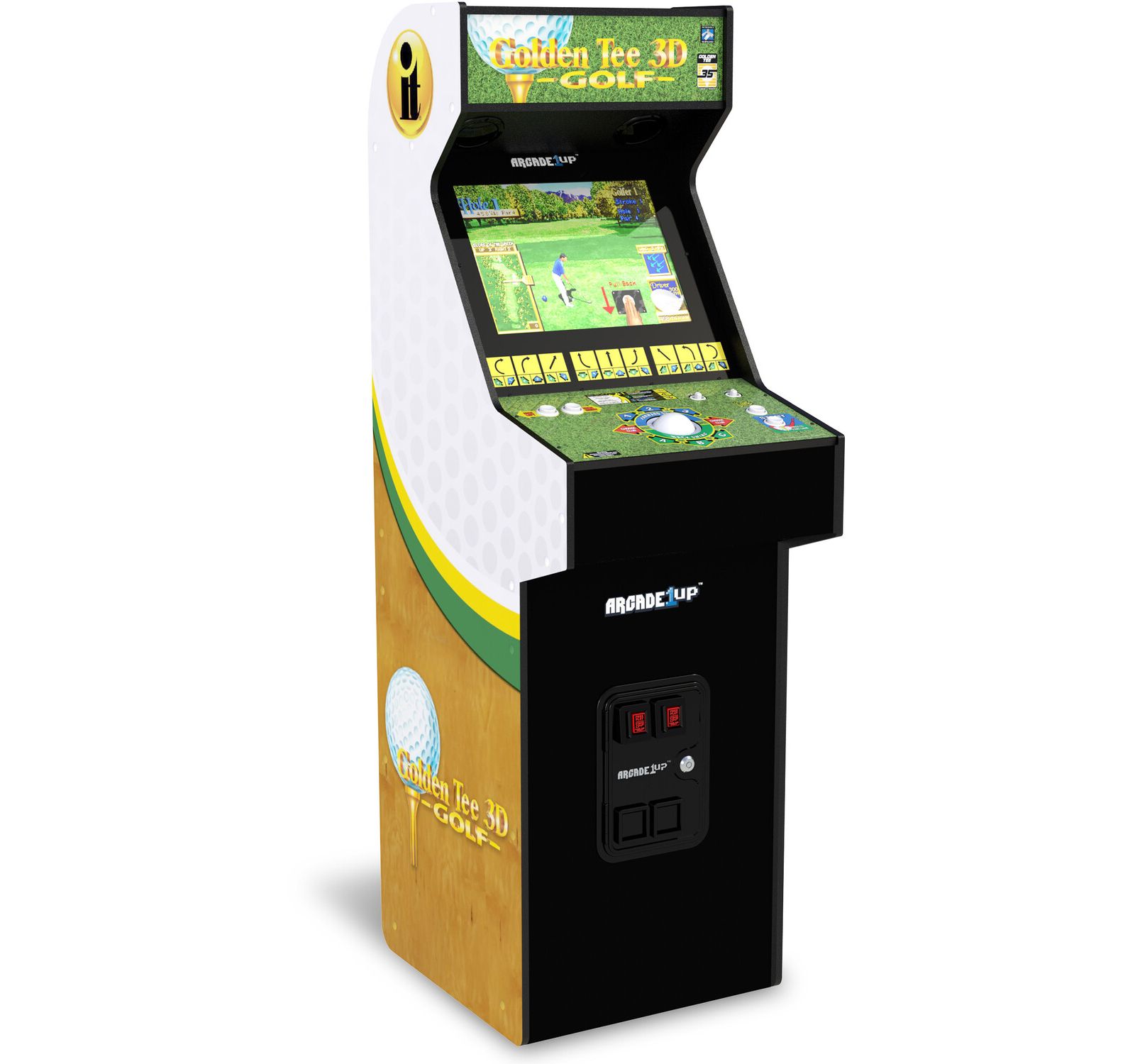 Arcade1Up Golden Tee 3D 35th Anniversary Deluxe Arcade Machine