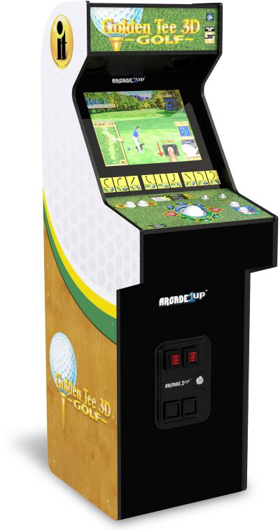 Arcade1Up Golden Tee 3D 35th Anniversary Deluxe Arcade Machine