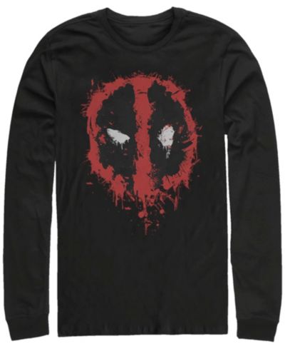 Мужская футболка Fifth Sun с длинным рукавом и принтом Deadpool Splatter Icon