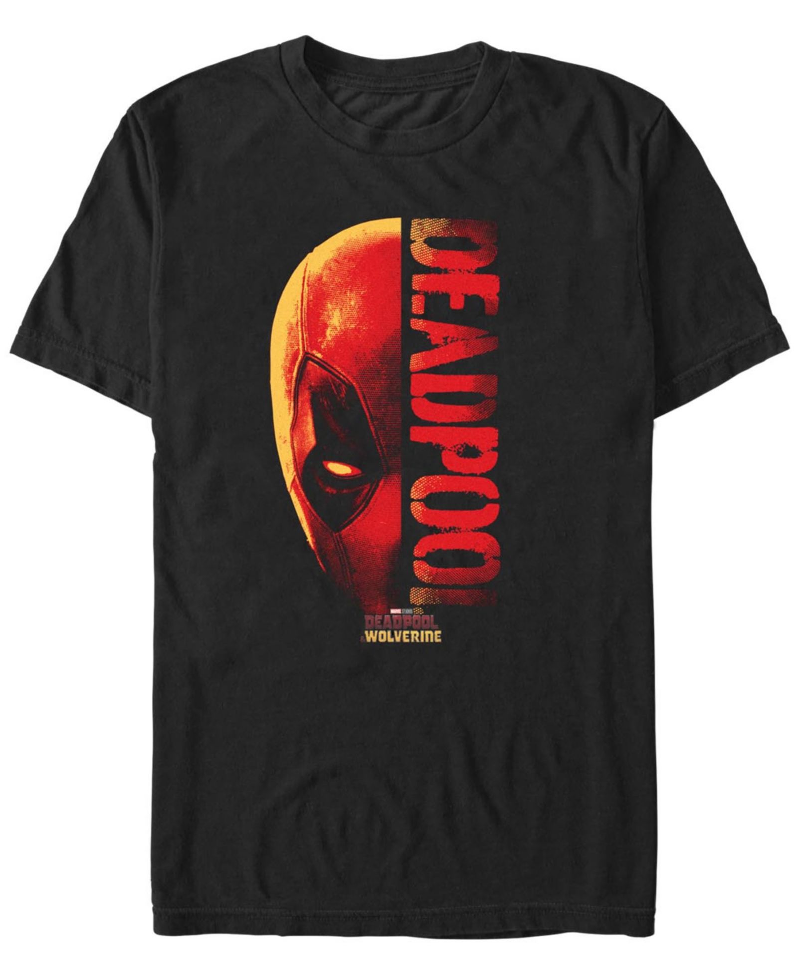 Fifth Sun Men's Half Deadpool Short Sleeve T-Shirt