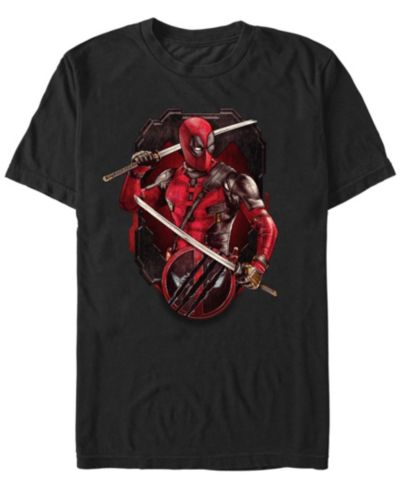 Fifth Sun Мужская футболка Deadpool Pose Badge с коротким рукавом