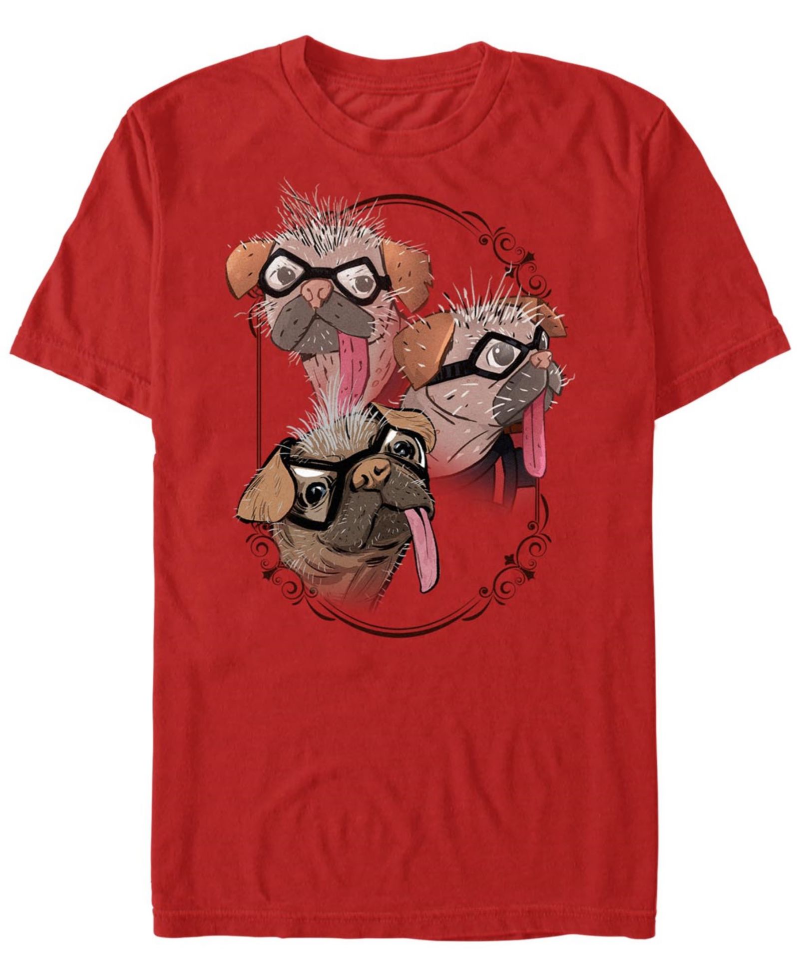 Fifth Sun Men's Dogpool Three Faces Short Sleeve T-Shirt