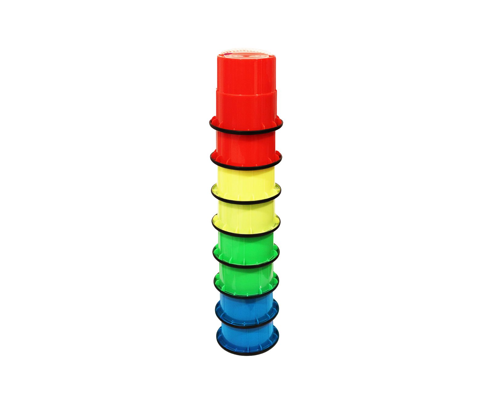 Bintiva Balance Bucket Stilts - 4 Pack Multicolor