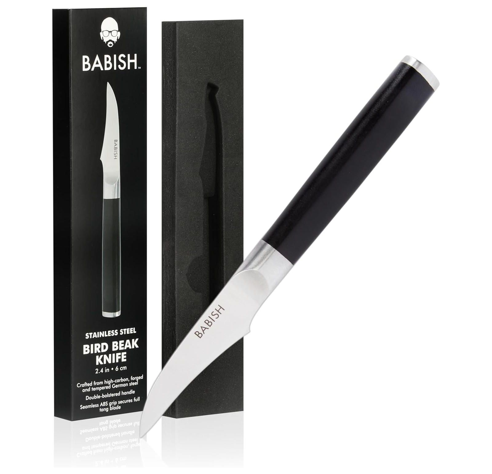 Babish High-Carbon 1.4116 German Steel 2.5" Bird's Beak Knife