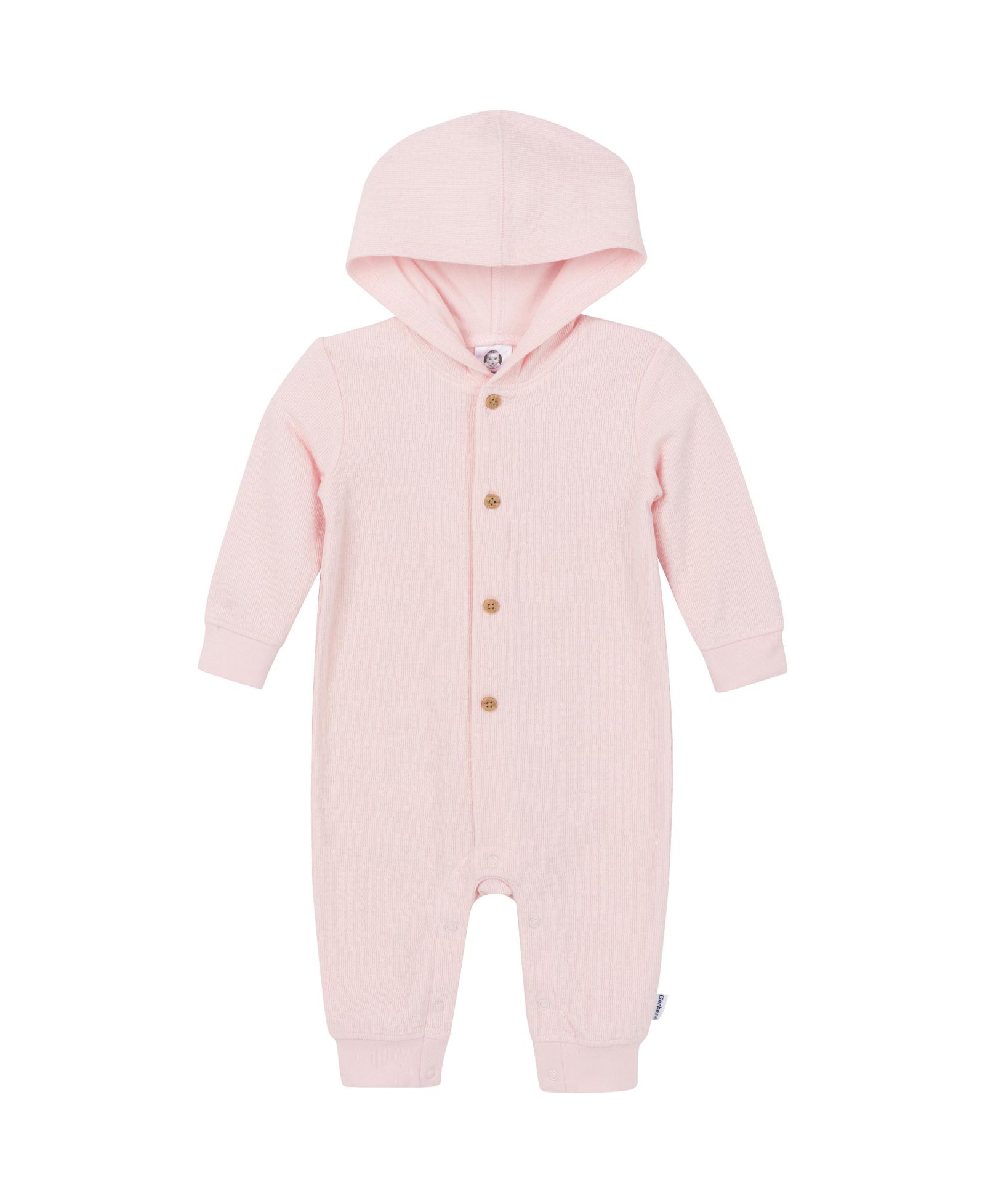 Gerber Детский Hooded Long Sleeve Romper