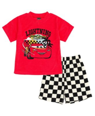 Cars Boys' (6- 12) T-Shirt and Shorts Outfit Set