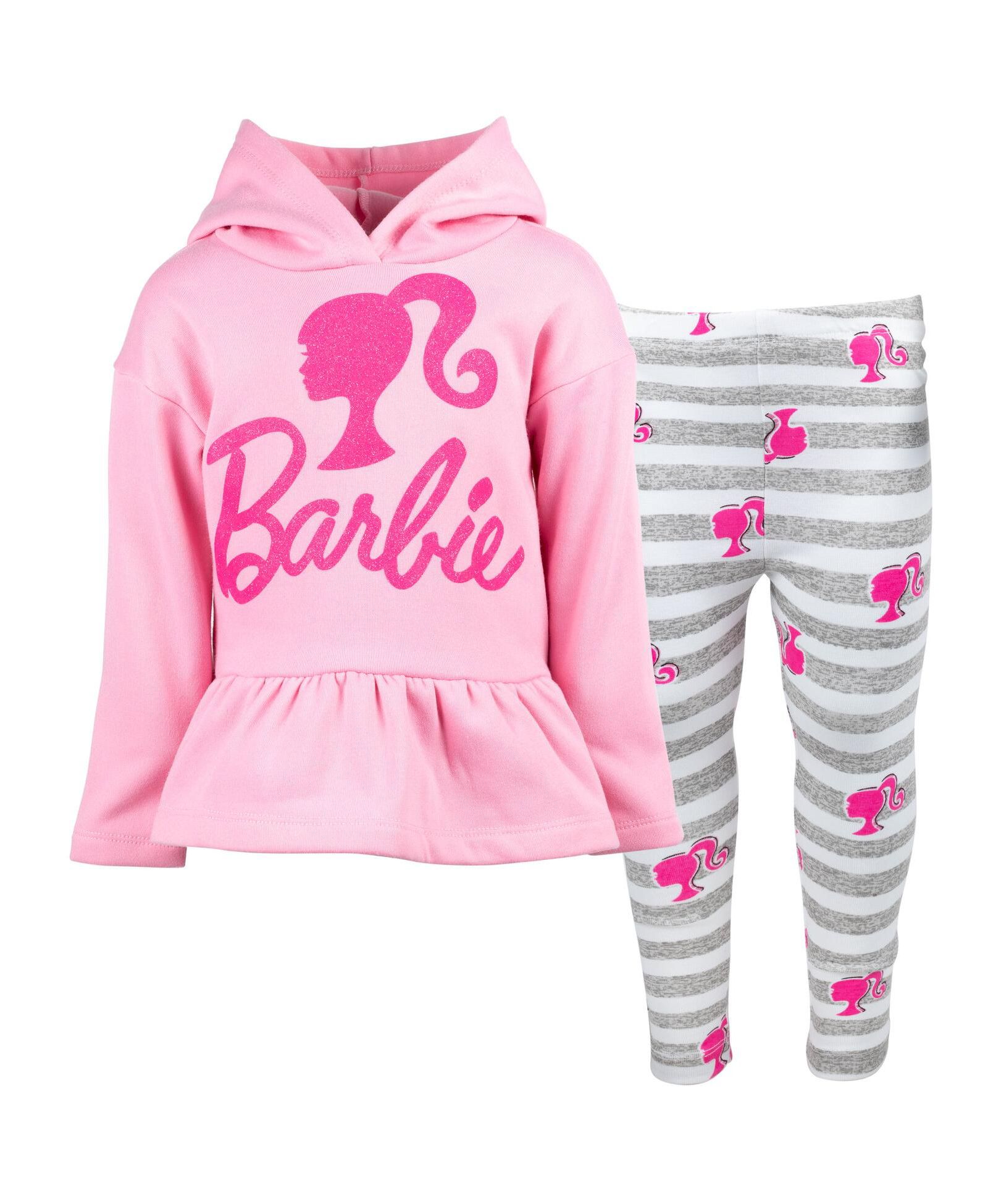 Barbie комплект из флисовой толстовки и леггинсов для девочек