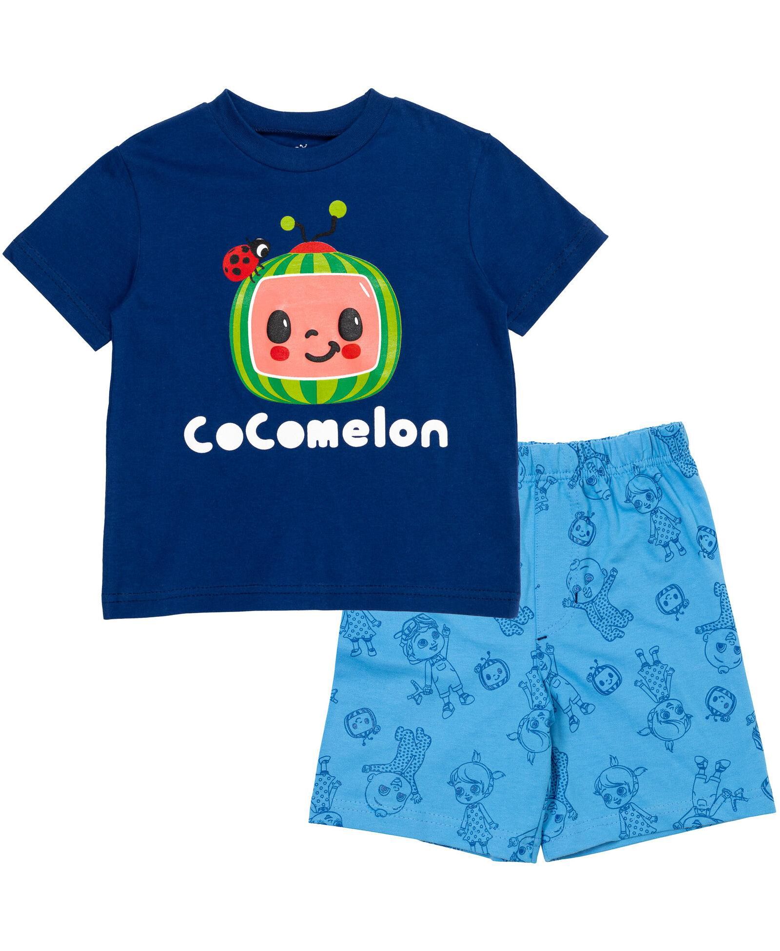 Детский комплект CoComelon Toddler Boys JJ Graphic T-Shirt French Terry Shorts