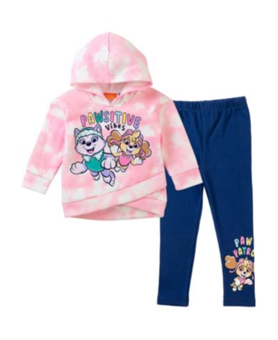 Paw Patrol Little Girls 2-Piece Fleece Hoodie and Leggings Set