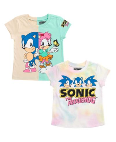 Футболки Sega Girls Sonic the Hedgehog Rosy The Rascal 2 Pack