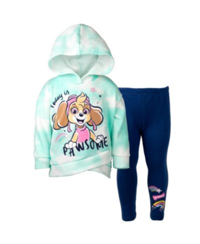 Paw Patrol Girls' 2-Piece Fleece Hoodie and Leggings Set