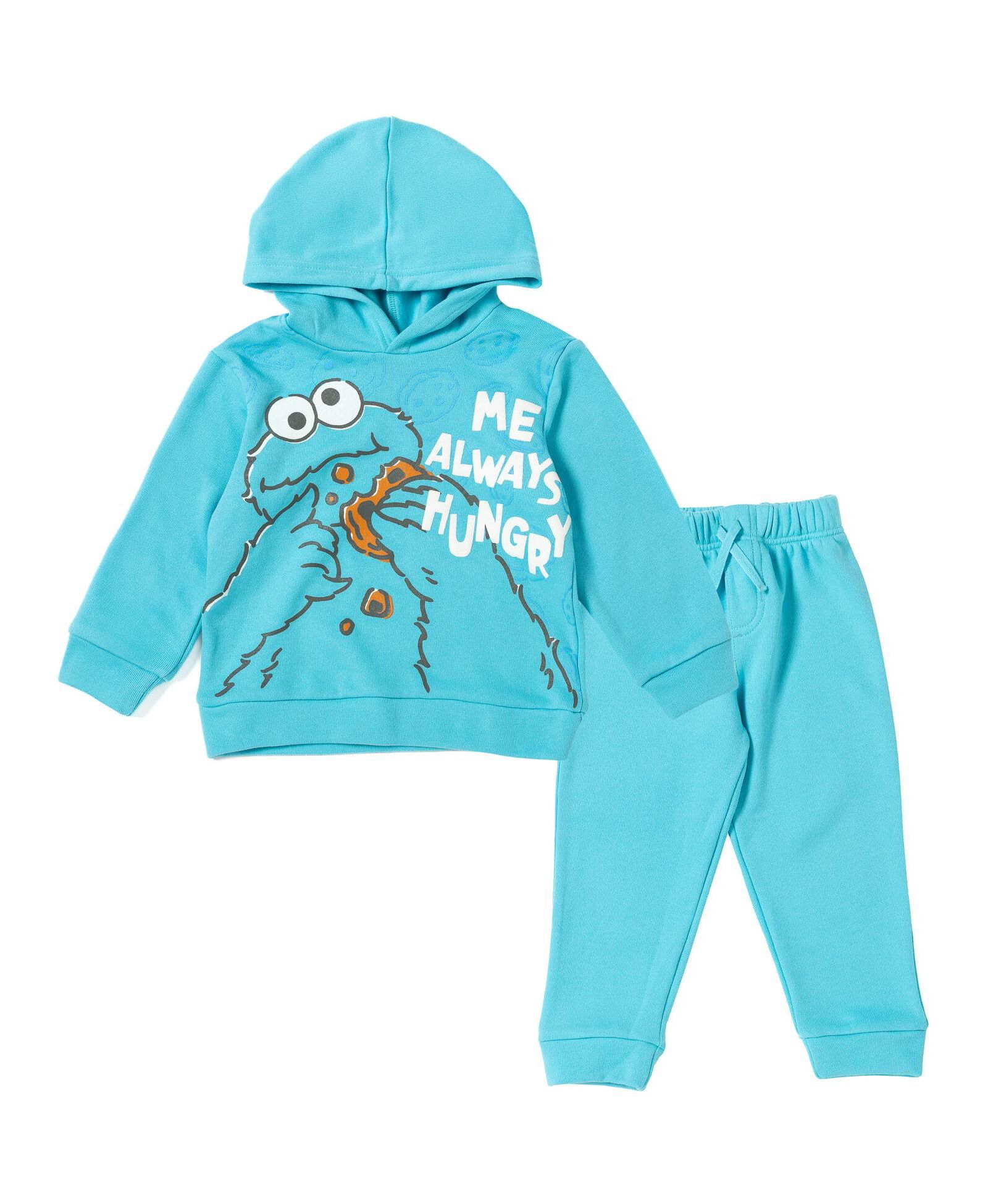 Sesame Street детский комплект из флисового худи и брюк, 2 предмета