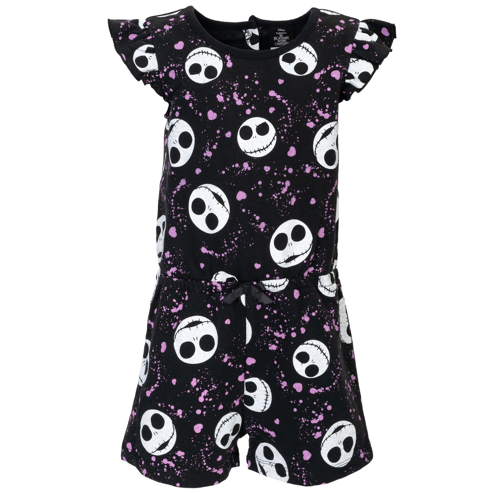 Nightmare Before Christmas Детский комбинезон Skater Jack Skellington без рукавов