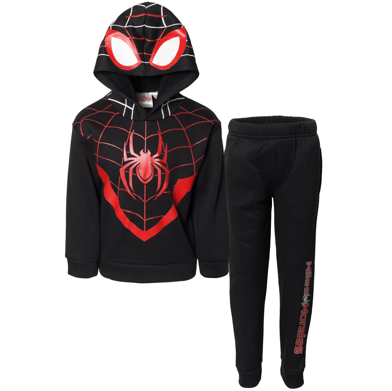 Spider-Man Boys Marvel Avengers Fleece Athletic Pullover Hoodie and Pants Outfit Set