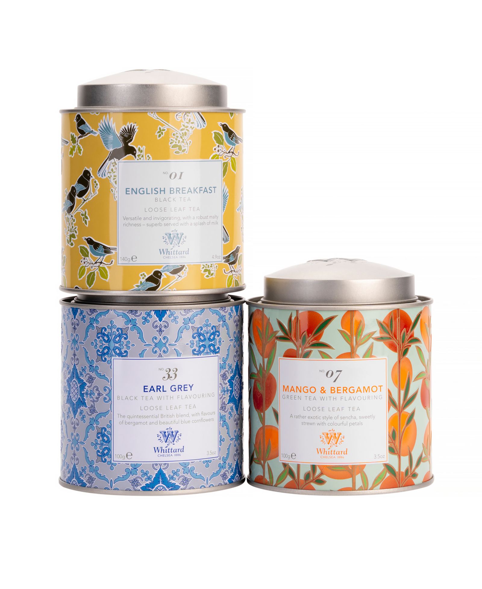 Whittard of Chelsea набор чая Tea Discoveries Caddy Selection, 3 шт