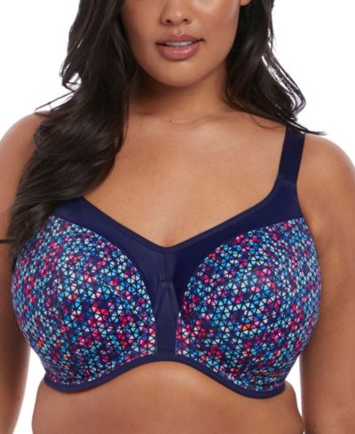 Elomi Plus Size спортивный бюстгальтер с косточками Energise