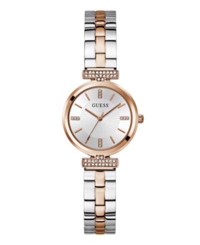 GUESS Women's Analog Two-Tone Steel Watch 28mm