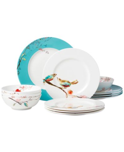 Lenox Chirp набор столовой посуды, 12 шт., на 4 персоны