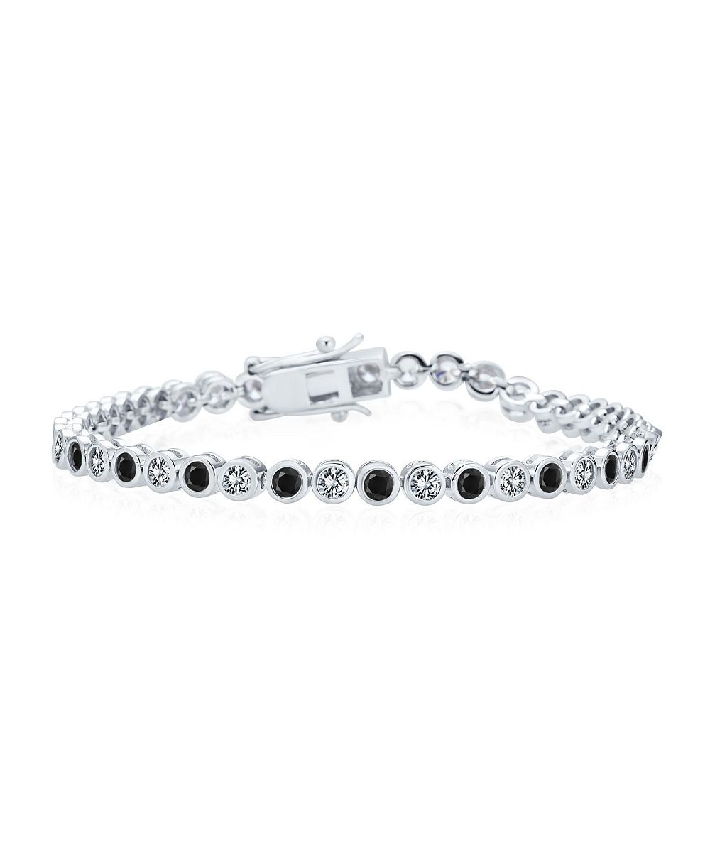 Bling Jewelry браслет с кубическим цирконием, 7 дюймов