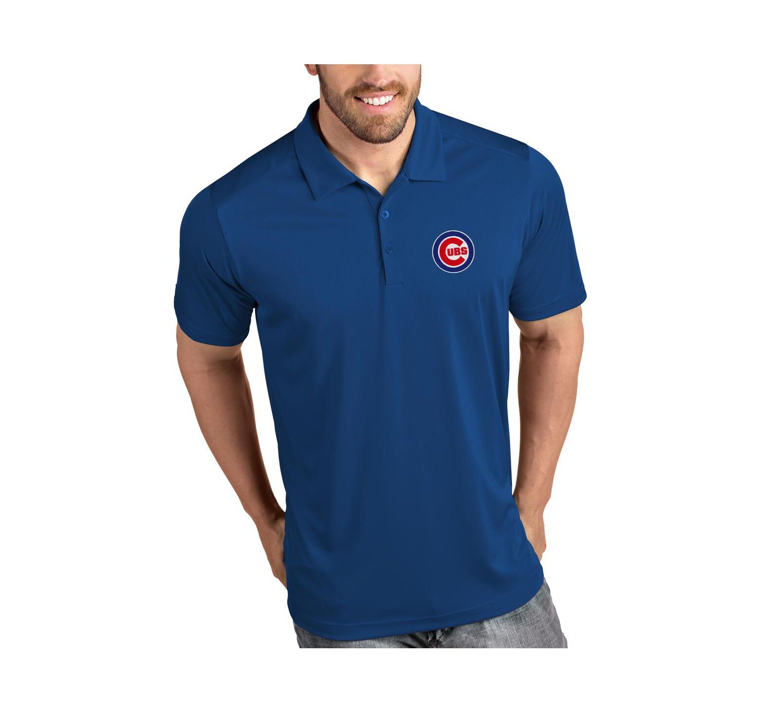 Antigua Men's Royal Chicago Cubs Tribute Polo